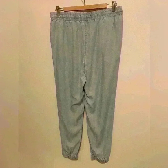 Ellen Tracy - Light Cotton Pants -  Light Denim Blue - Size M - Picture 4 of 5